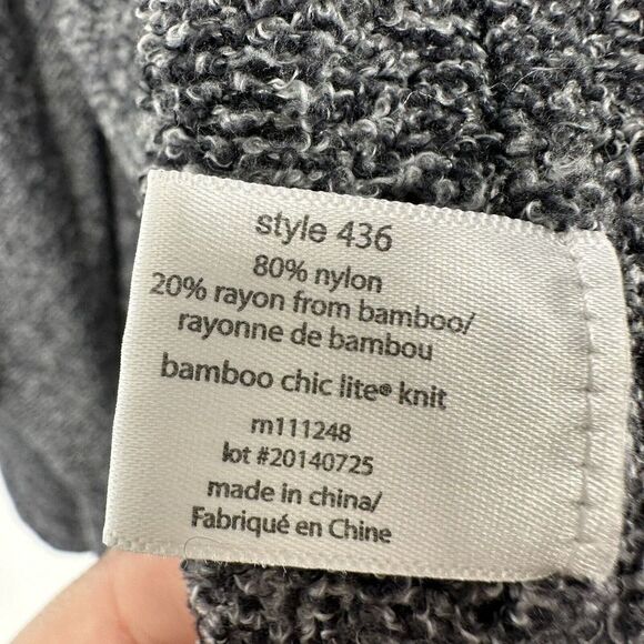 Barefoot Dreams Cardigan Sweater Calypso Wrap Bamboo Chic Lite Gray Size L / XL - Picture 9 of 9